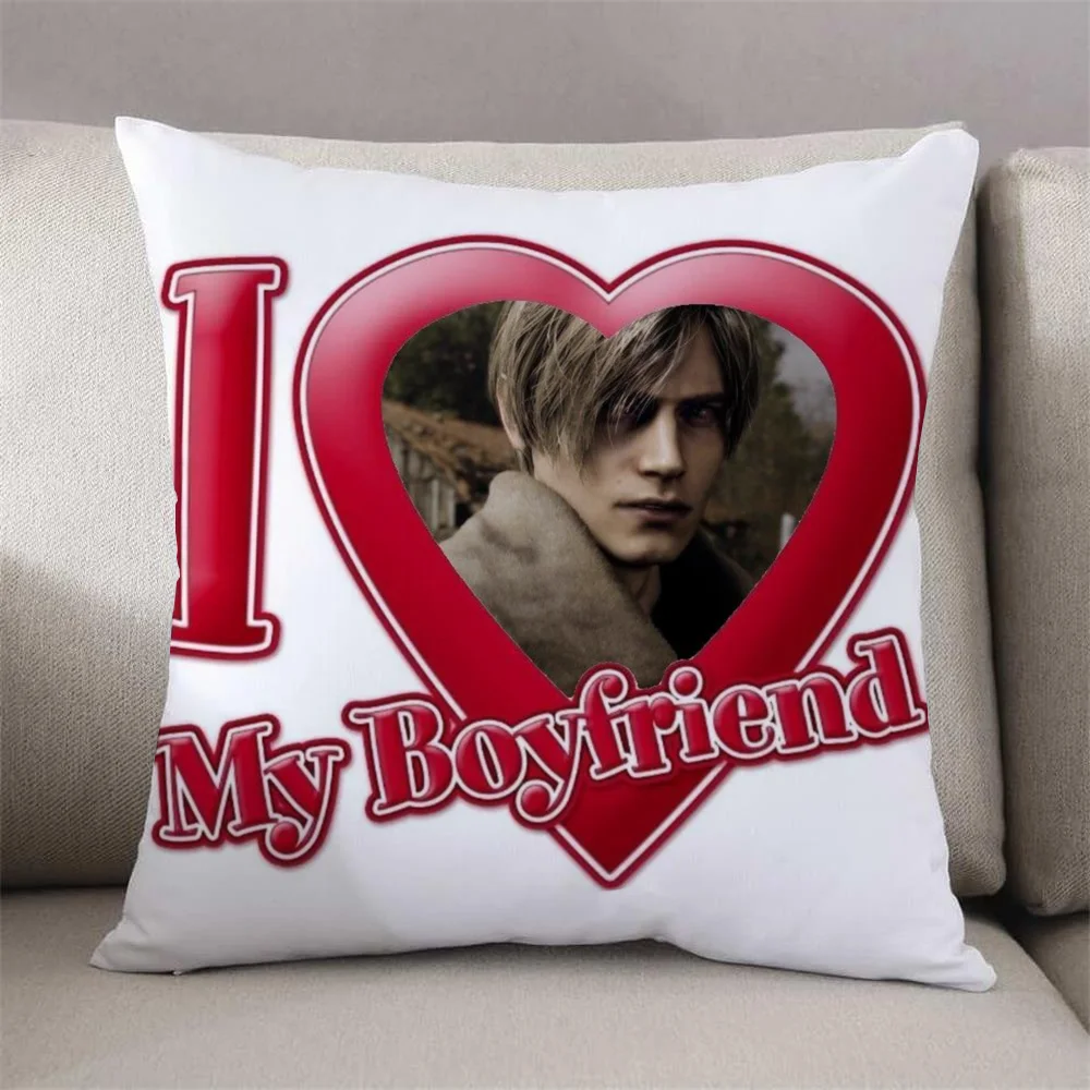 Leon Kennedy Love Cushions for Decorative Sofa Cushion Cover Luxury Pillowcases Bed Cushions Hyunjin Pillow Covers Decorative