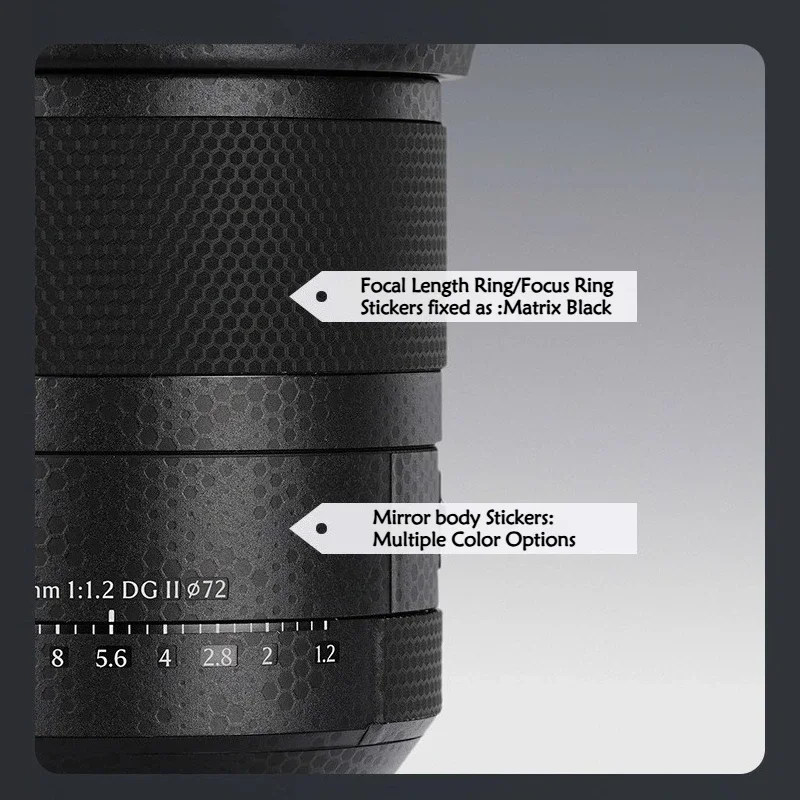 35 \ 1,2 para Sigma 35mm F1.2 DG II para SONY E \ L montaje pegatina de lente película protectora de la piel abrigo Protector antiarañazos