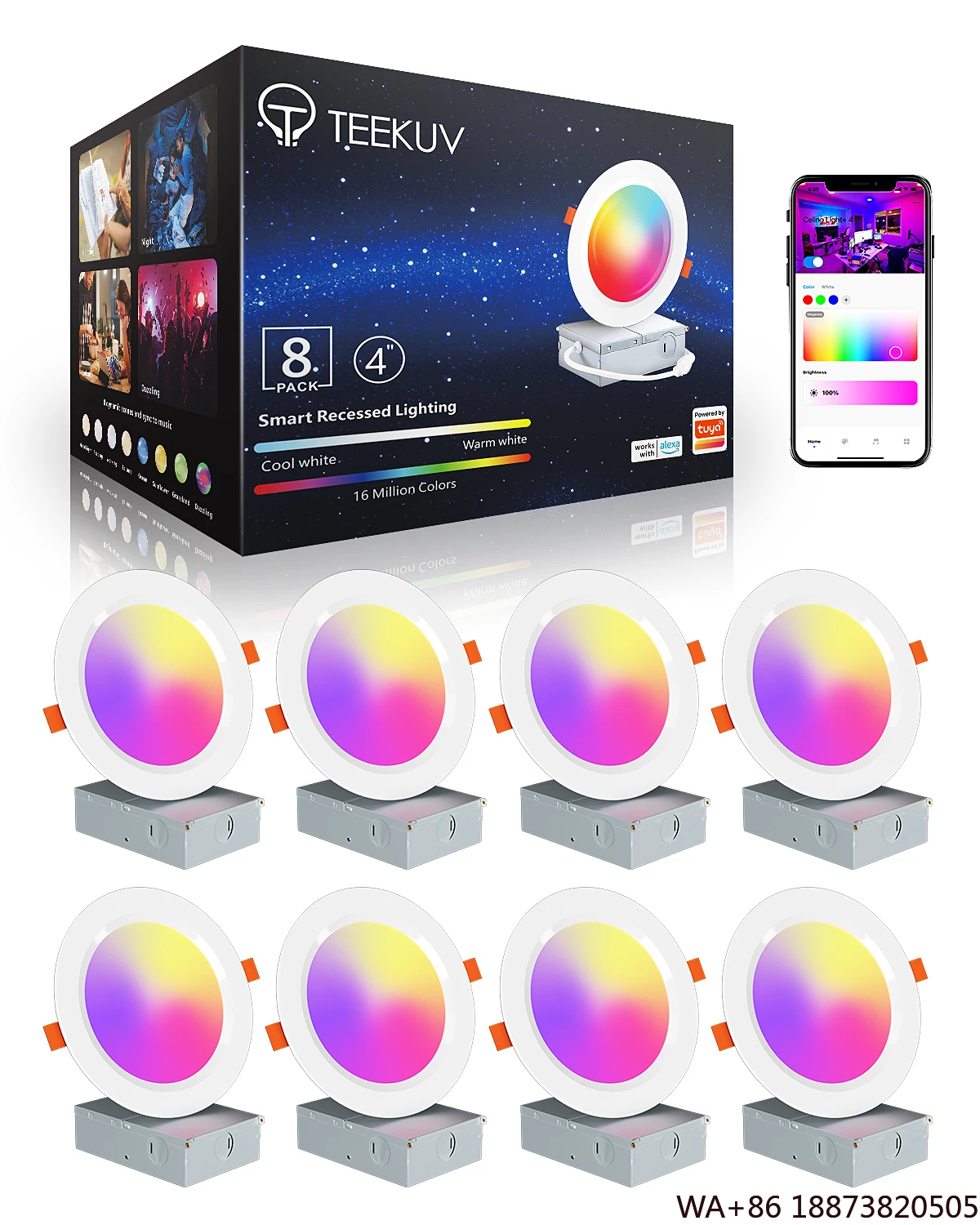 

LED Chandelier G-Lights New Arrival Round Square Slim 9w 12w Anti Glare Pot Light Panel Light