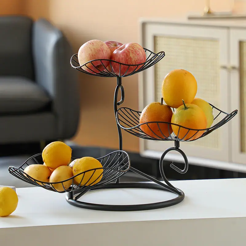 

Compote Snacks Fruit Bowl Sitting Room To Receive Multilayer Sitting Room Tea Table Household Candy Dish Fruit Basket