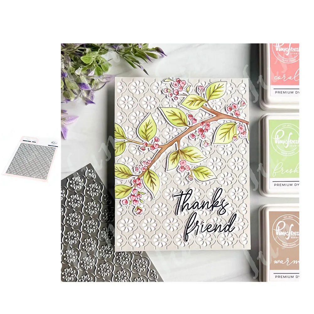 

Daisy Chain Coverplate Metal Cutting Dies for Handmade Diy Paper Scrapbooking Coloring Cut Stencils Make Photo Album Decoration