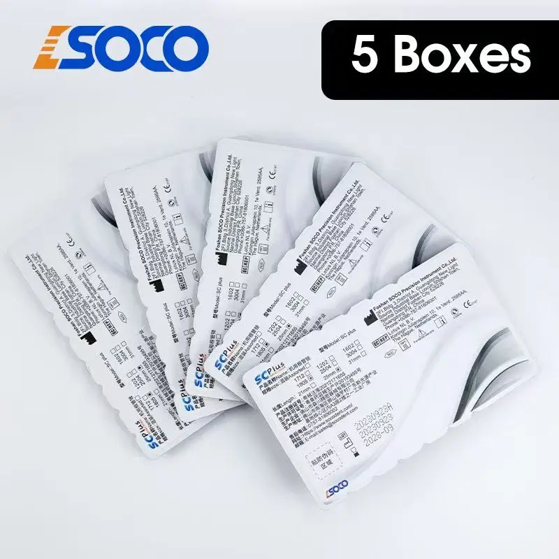 5 Boxes COXO SOCO PLUS Heat Activated NiTi Endodontic Rotary Files Flexible Root Canal Shaping Tools