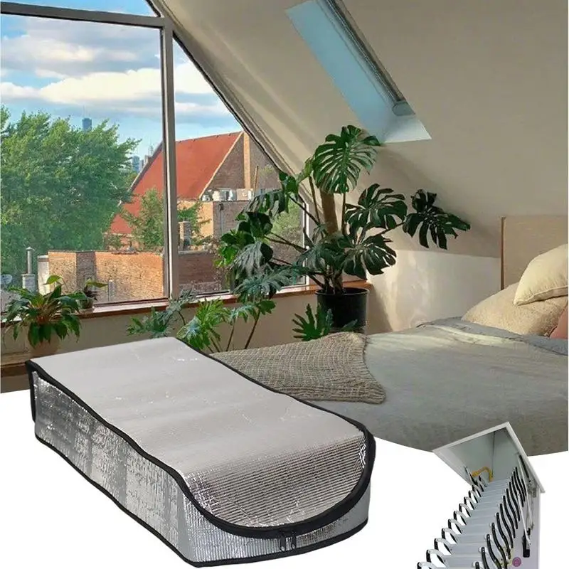 Attic Stair Insulation Cover Attic Hatch Cover 25 In X 54 In X 11In Cover Double Bubble For Pull Down Stairs Reflects 97 Of