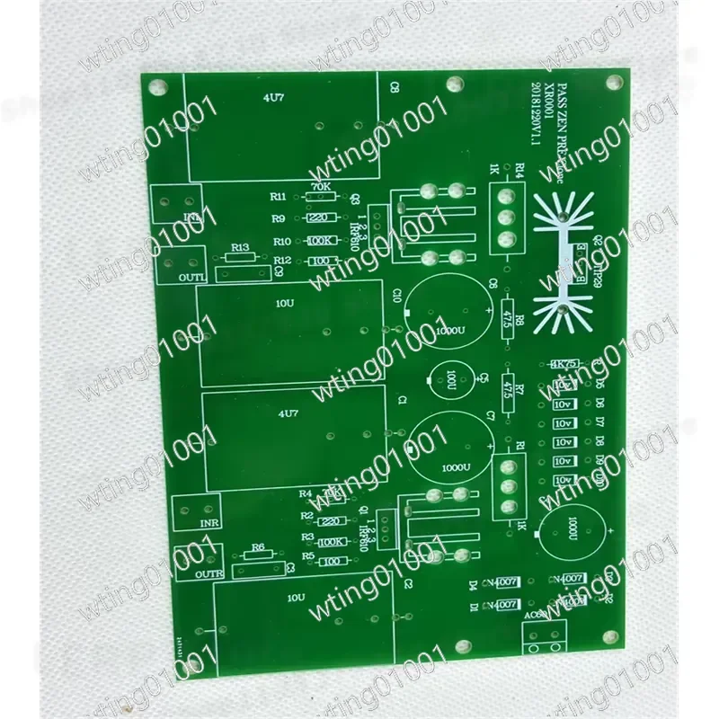 for PASS ZEN Preamp PCB HIFI Audio Amplifier Board 152x101mm High Fidelity Circuit DIY Kit Component Replacement Part
