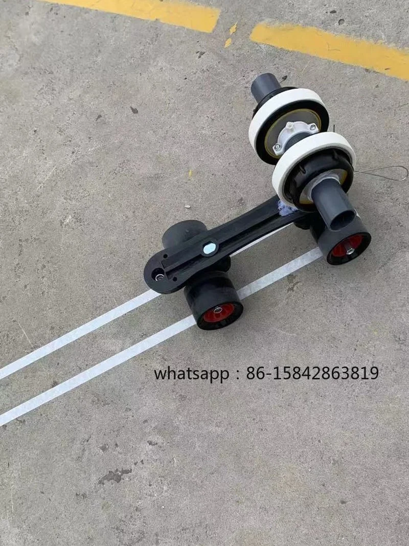 Textured Paper Pasting Machine Basketball Court Line Drawing Artifact Badminton Court Crossing Textured Paper Pasting Tool