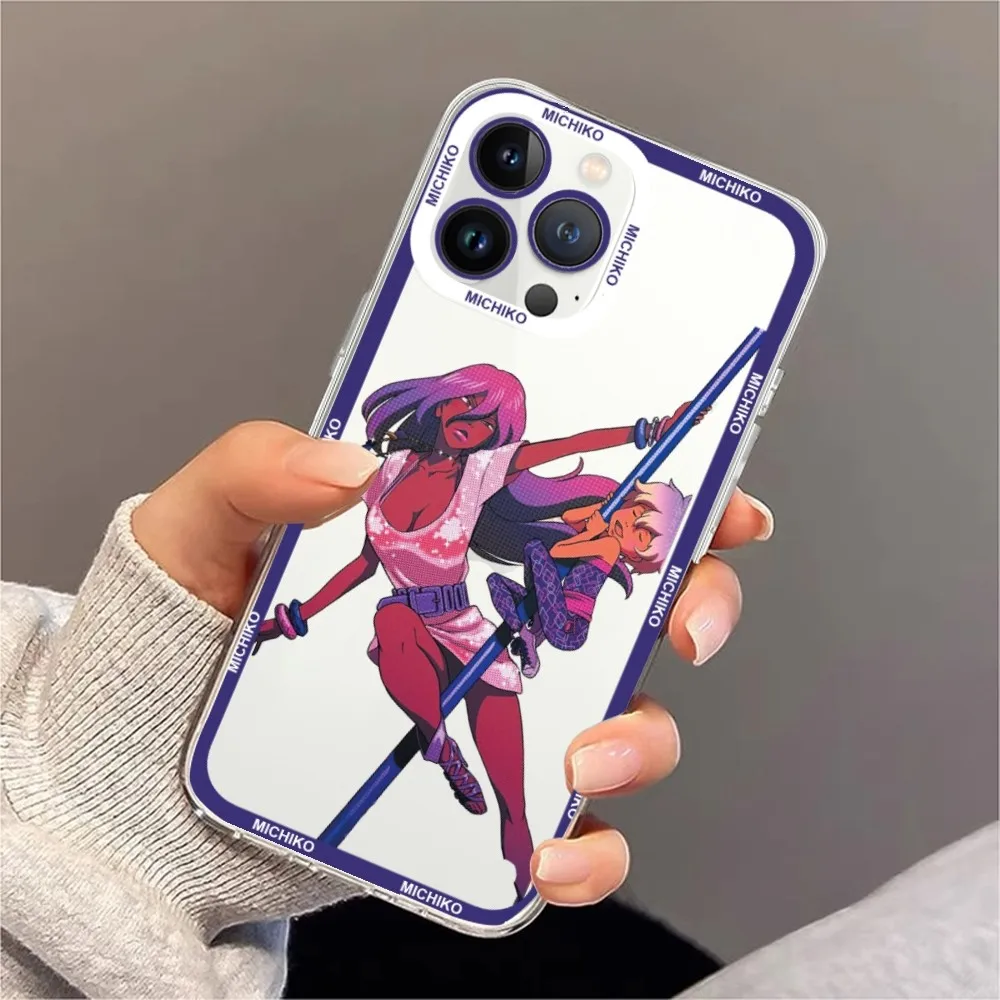 Michiko To Hatchin Michiko Malandro Phone Case For iPhone 11 12 Mini 13 14 15 Pro Max Transparent Shell