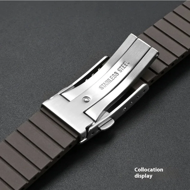 16mm 18mm 20mm 22mm Watch Clasp Folding Buckle 316L Solid Stainless Steel Men Women Watch Buckle Watch Strap Accessories