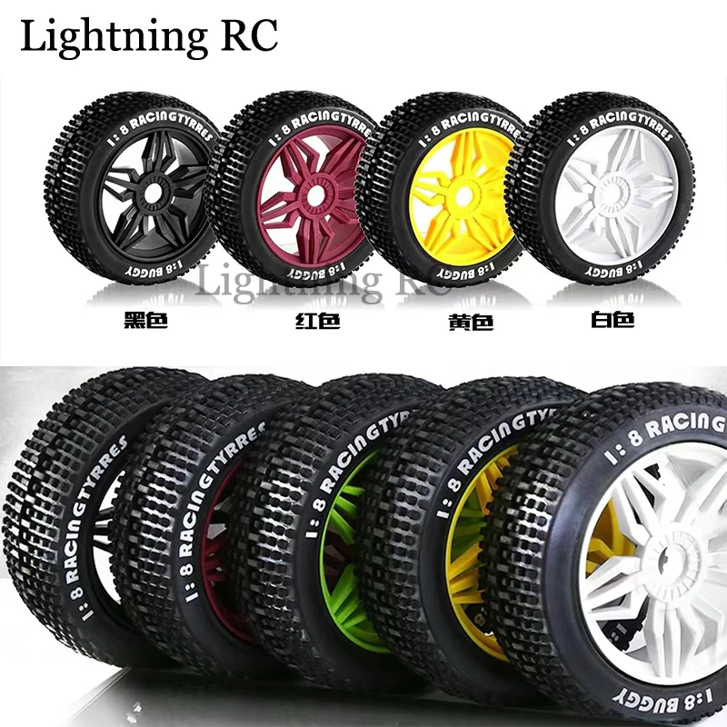 

4pcs 116mm 1/8 Off-road Tires Buggy Tyre Wheel 17mm Hex for 1:8 RC Car Truck Truggy HSP HPI WLtoys ARRMA KYOSHO MP10 HOBAO FS