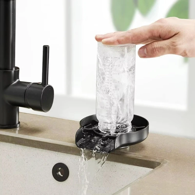 Matte black glass sink cleaner, kitchen sink stainless steel cleaner