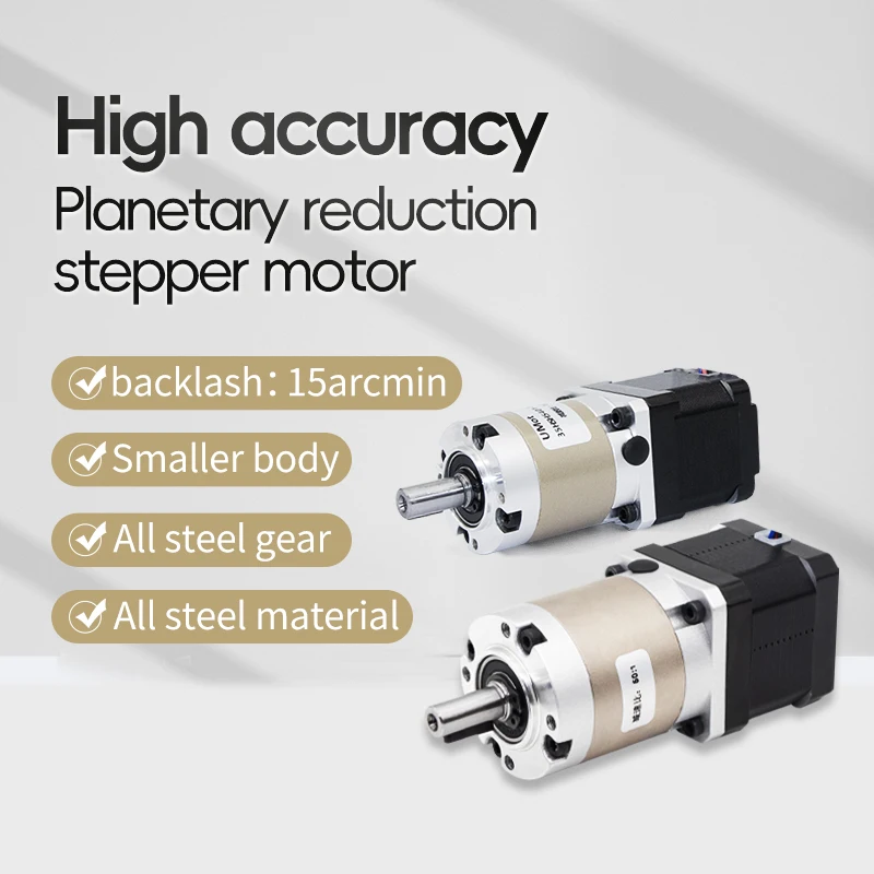 UMOT Nema 14 Micro High Precision Planetary Geared Stepper Motor with Gearbox Reducer Ratio 3/4/5/6/7/9/15/20/25/30/35/42/45/100