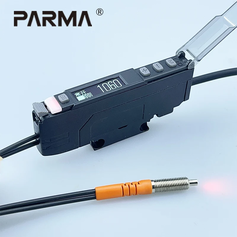 Parma chinesische digital anzeige faser optik sensor diffuse reflexion durch strahl farb messung photo elektrische GF1-WA1