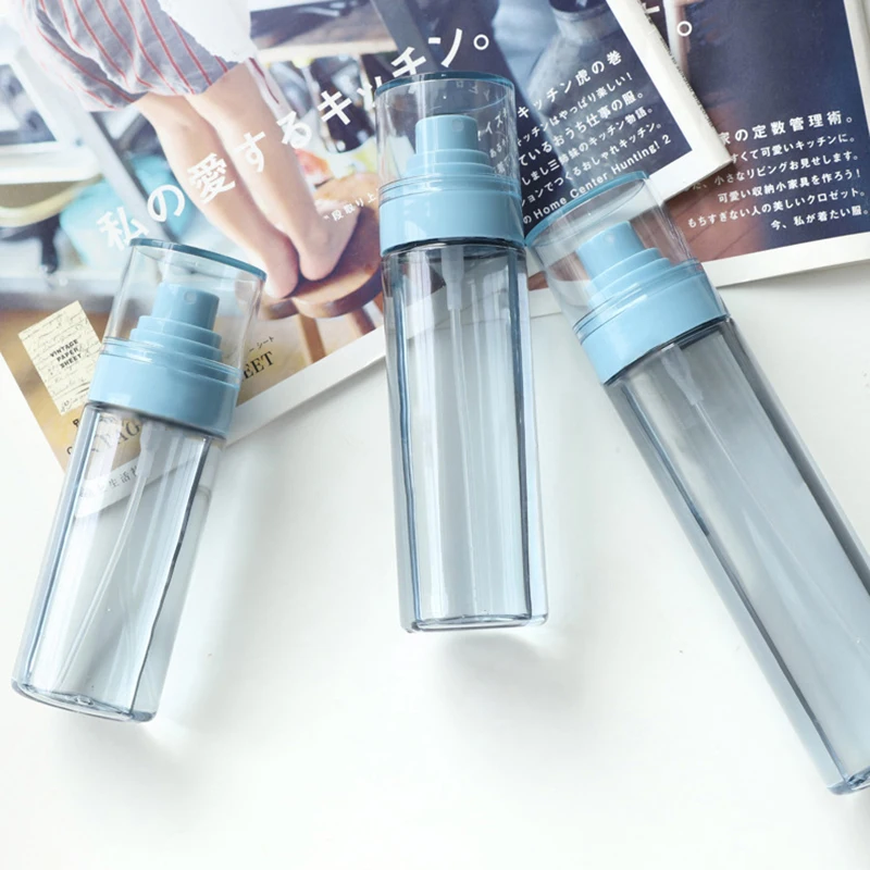 3Pcs/Set Empty Plastic Pump Spray Refillable Bottle Separately Travel Cosmetic Water Rich Mist Beauty Health 80ml+100ml+120ml