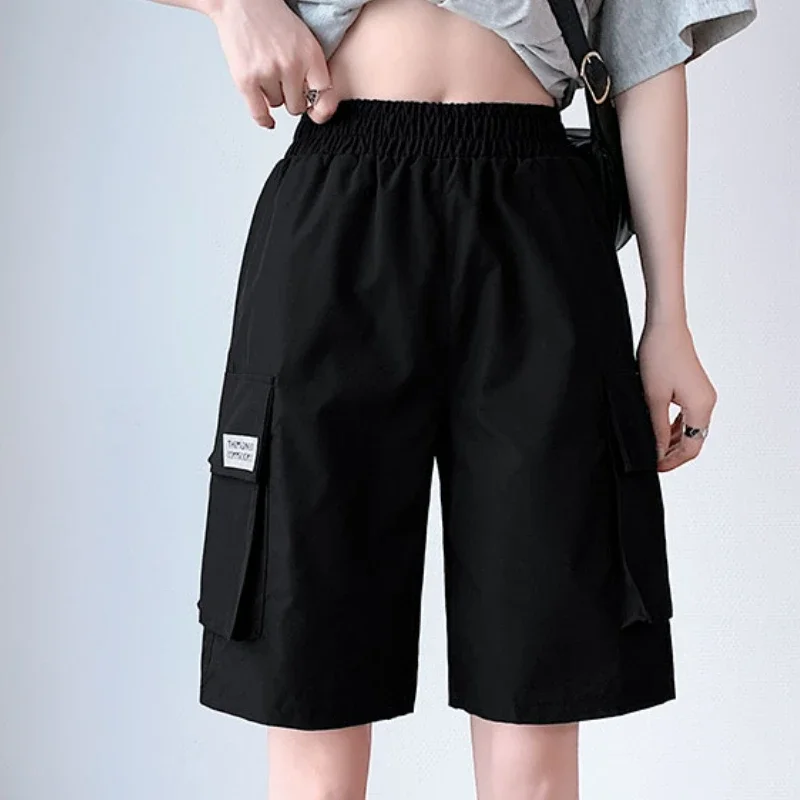 ショートパンツ レディース インス オールマッチ カジュアル シンプル 優しい スポーティ ウルジャン 原宿 ティーンズ ヤング Kpop 夏 フェミニン ユニセックス シック バギー 無地