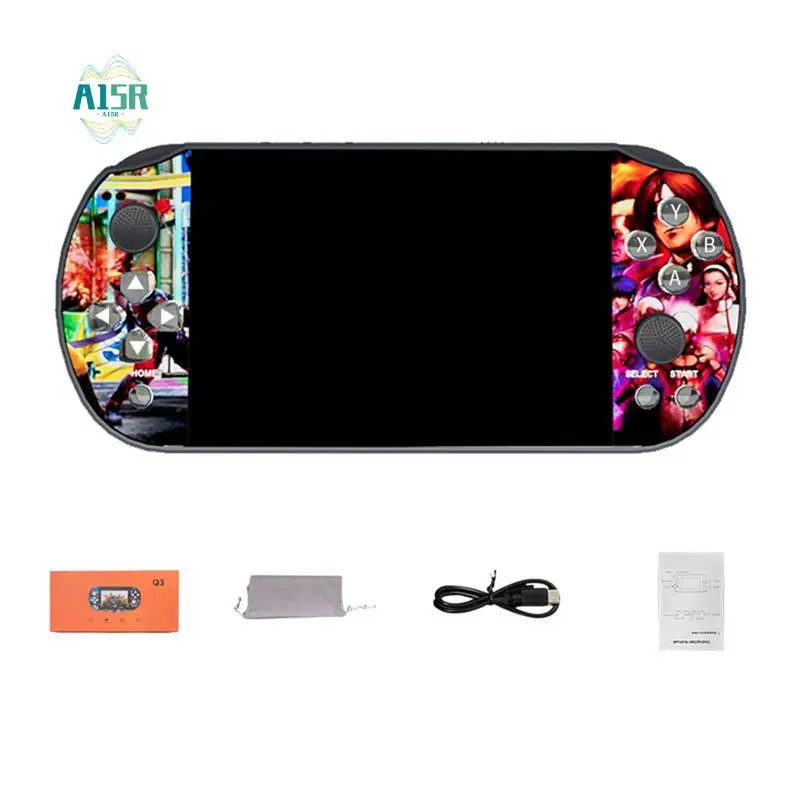 

A15R -Handheld Retro Video Game Console, Preloaded 10000+ 4.3 Inch HD Classic Retro Video Game Kids Adult Birthday Gifts