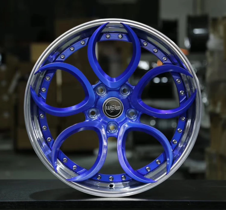 

19 20 21 22-inch forged rims for Ferrari Benz BMW Audi Bentley Tesla Mustang Jaguar High quality customT 2 piece forged wheels