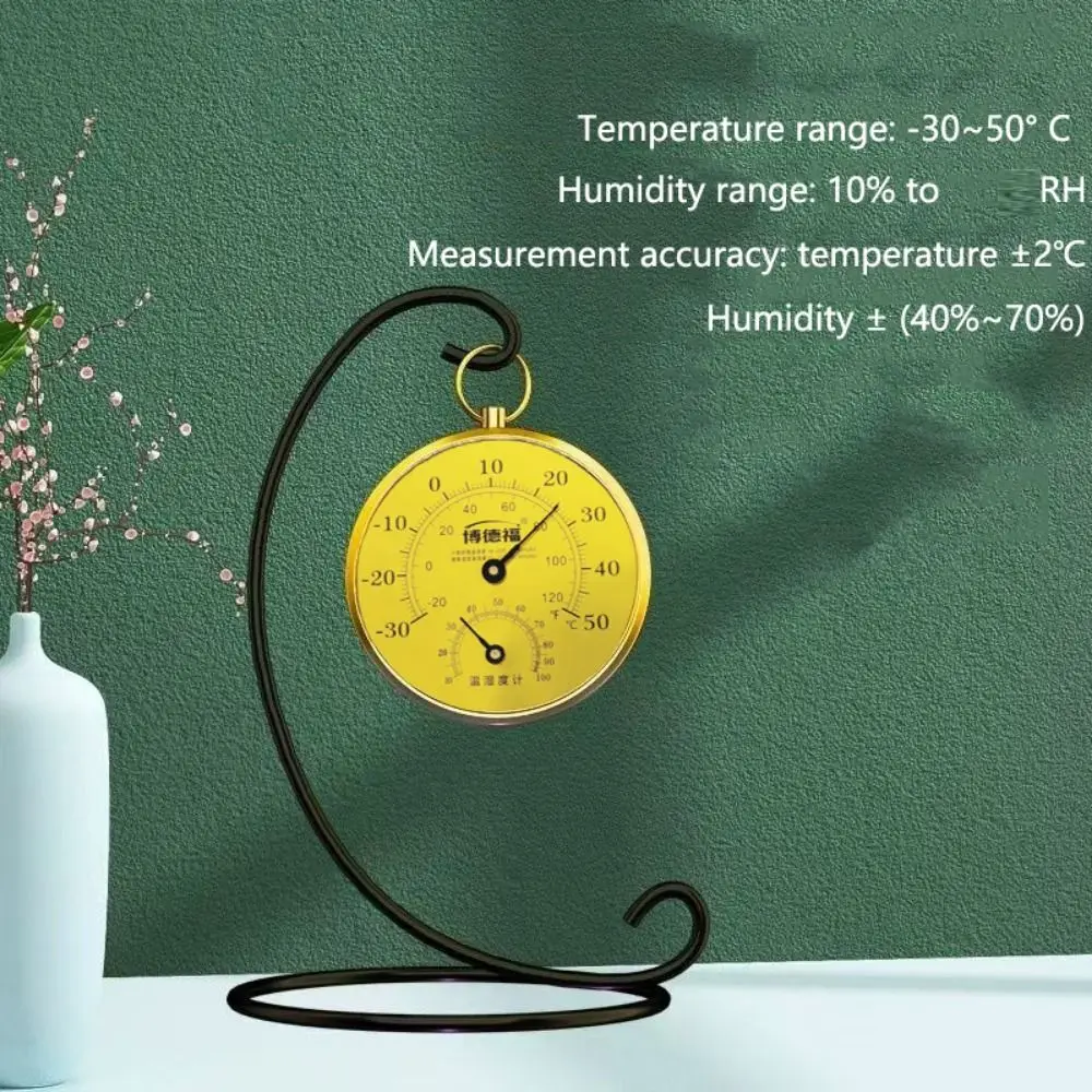 Large Numbers Indoor Thermometer Accurate Space Saving Hanging Hygrometer Waterproof Clear Display Temperature Humidity Meter