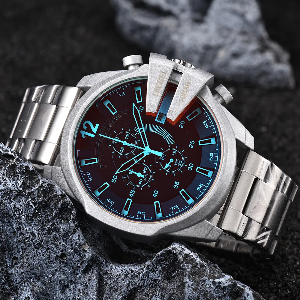 Business Luxury AAA Hot Sale Diese Brand Watches For Mens Multifunction Chronograph WristWatch Fashion Business AAA Male Clocks