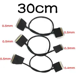NEW EDP Screen Cable 0.5mm Dual connector 4K coaxial cable I-PEX 20454 40Pin