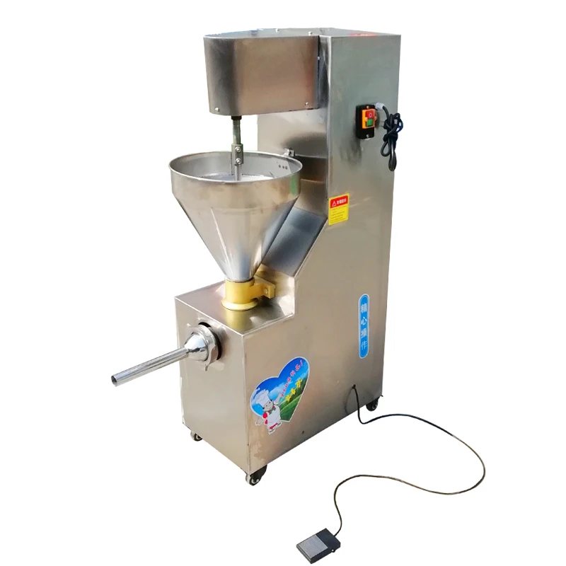 Electric Stainless Steel Sausage Filling Meat Pork Enema Machine
