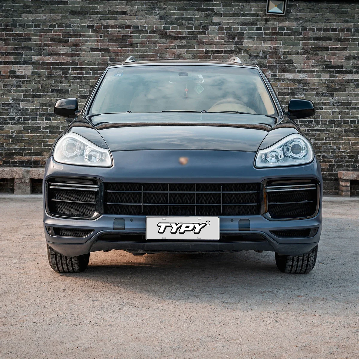 Car Accessories For Porsche Cayenne Front Bumper 2007-2010 957 Upgrade 2023 Turbo Style Fog Lights Headlights - view 5