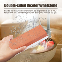 400/1000 3000/8000 Grit Premium Whetstone Cut Sharpening Stone Set SharpenerNon Slip Base Cutter Sharpener