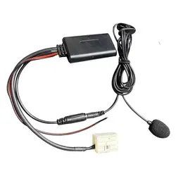 12Pin Car Radio RD4 Bluetooths Music AUX Phone Call Handsfree MIC Adapter RCD Aux Car Adapter ForPeugeot 307 408 508Citroen Sega