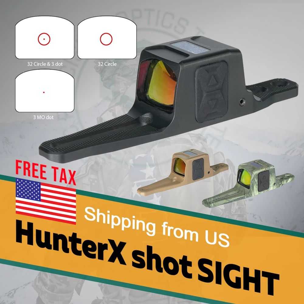 SPECOPTICS HunterX Visor Reflex Solar para Escopeta – Retícula Múltiple