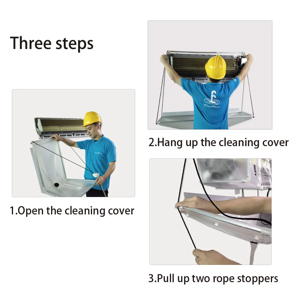 Good Quality Split Air Conditioner Cleaning Cover Air Conditioning Parts Cleaning Cover Bag