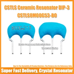 (10PCS) CSTLS8M00G53-B0 8M 8MHZ 8.000MHZ MuRata Ceramic Resonator DIP-3 SIP-3-2.5MM ±0.5% 15PF