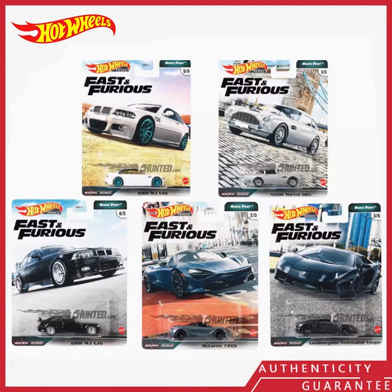 

[In stock] HOT WHEELS Original FAST FURIOUS 10 BMW M3 E46 Aston Martin Mclaren Lamborghini Finished Goods Car Model Toy