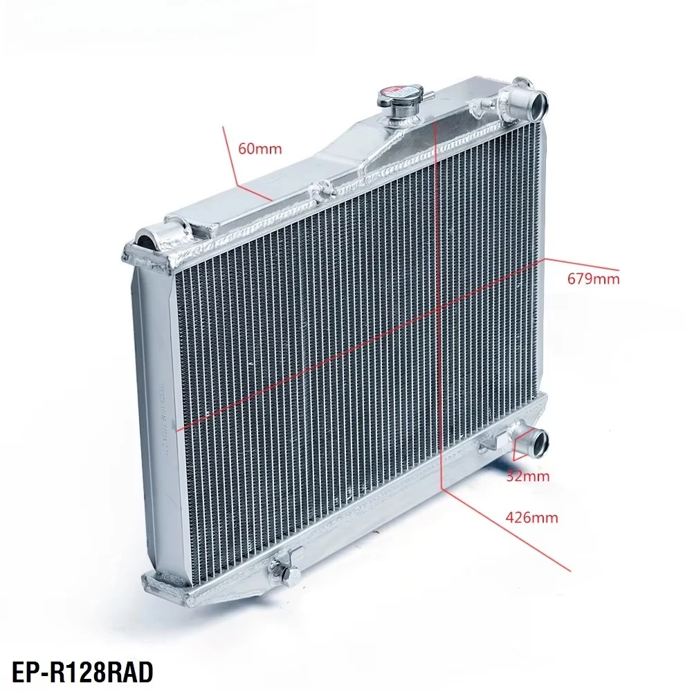 Full Aluminum 2 Row Car Radiator for Corolla AE86 MT 1984-1987