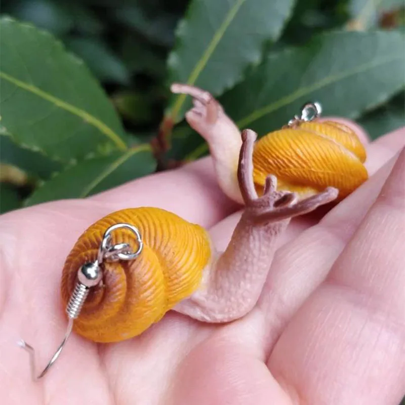 Lightweight Snail Earrings Miniblings Handmade