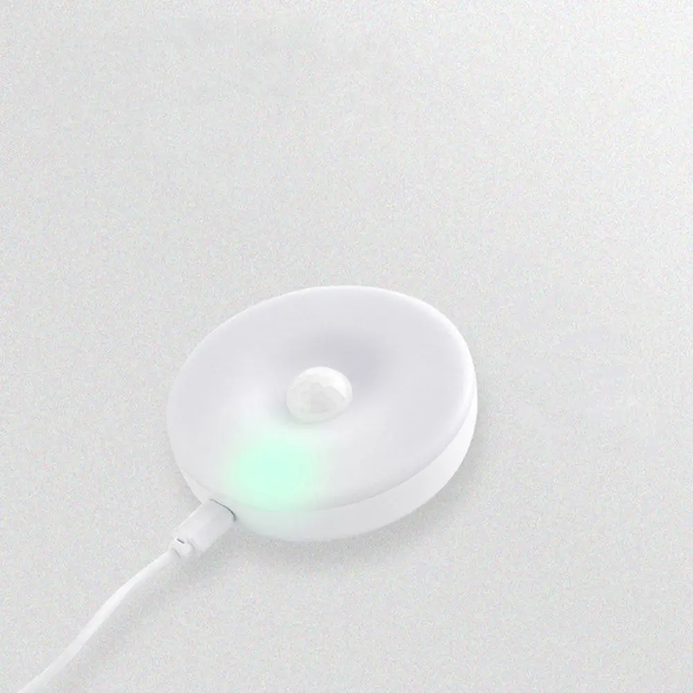 3Pcs Human Body Sensor Night Light Compact LED Motion Sensor Lamp Battery Operated Home Corridor Bedroom Cabinet Light