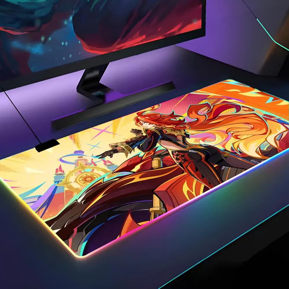 

Citlali Mavuika коврик для мыши RGB с подсветкой коврик для мыши ноутбука коврик для мыши ноутбук геймер компьютерный стол игровые аксессуары