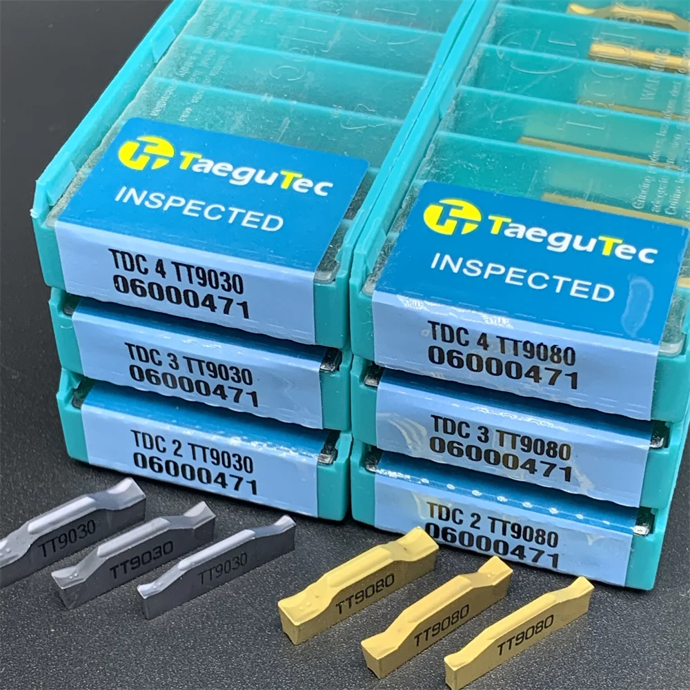 TDC TDJ scanalatura lama con TaeguTec inserti TGB32-2 TGB32-3 TGB32-4 TGB32-5 + 10PCS TDC2 TT9030 TT9080 TDC3 TT9030 TT9080 TDC4