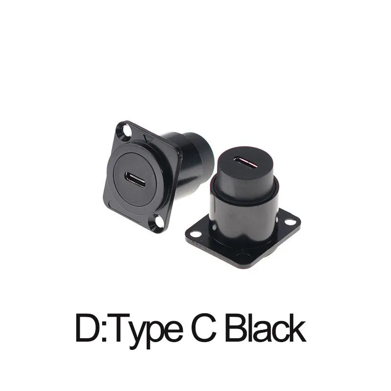 1PC Metalen D Type Module RJ45 CAT6 & USB 2.0/3.0 & Type C & HDMI-Jack Socket via Netwerk Paneel Montage Elektronische Connector