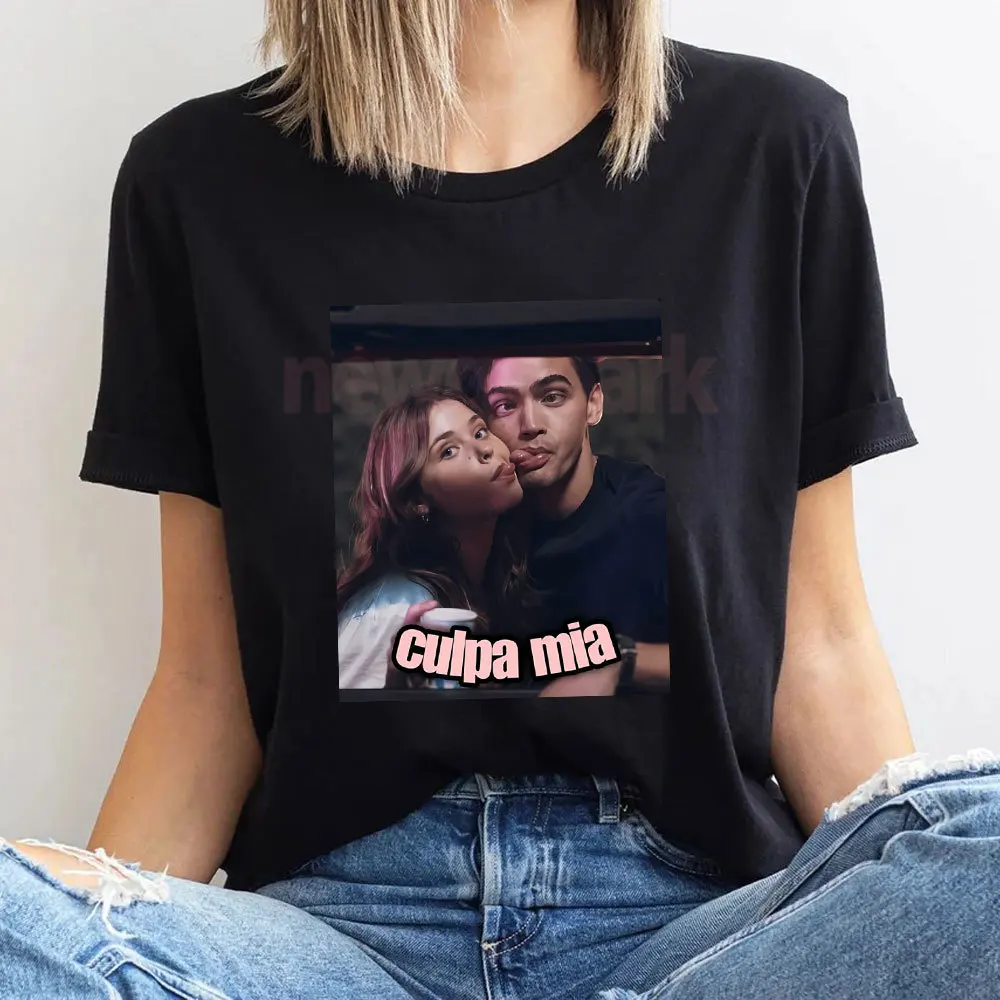 بلدي خطأ فيلم Culpa ميا خمر الجرافيك تي شيرت غابرييل غيفارا امرأة رجل قميص نوح نيك فيلم رومانسي فيلم القطن المحملة