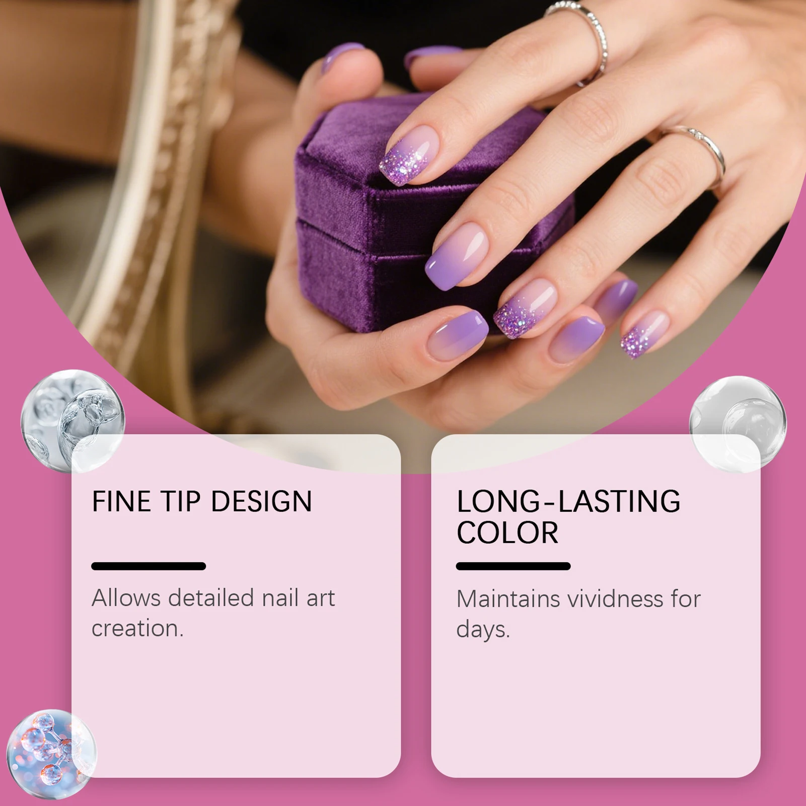 

12 шт. ручки для дизайна ногтей с тонкими кончиками, долговечные яркие цвета для дизайна маникюра своими руками, простые в использовании для начинающих