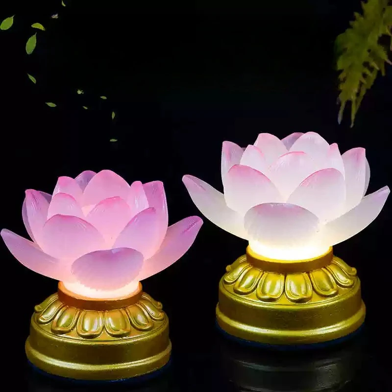 1pc Resin Simulation Candle Holder Jewelry Home Decoration Sacrificial Supplies Buddha Hall Candlestick Feng Shui Decoration