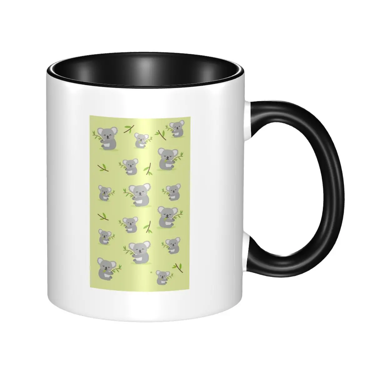 Cute Cartoon Koala Animal Print Mug Funny Ceramic Coffee Cups Tea Mugs Milk Cup Drinkware Gifts for Friends