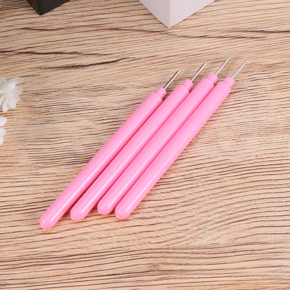 

10Pcs Funny Paper Quilling Tools Creative Design for Handmade Patterns Comfortable Hold Light Pink Tools Paper Quilling