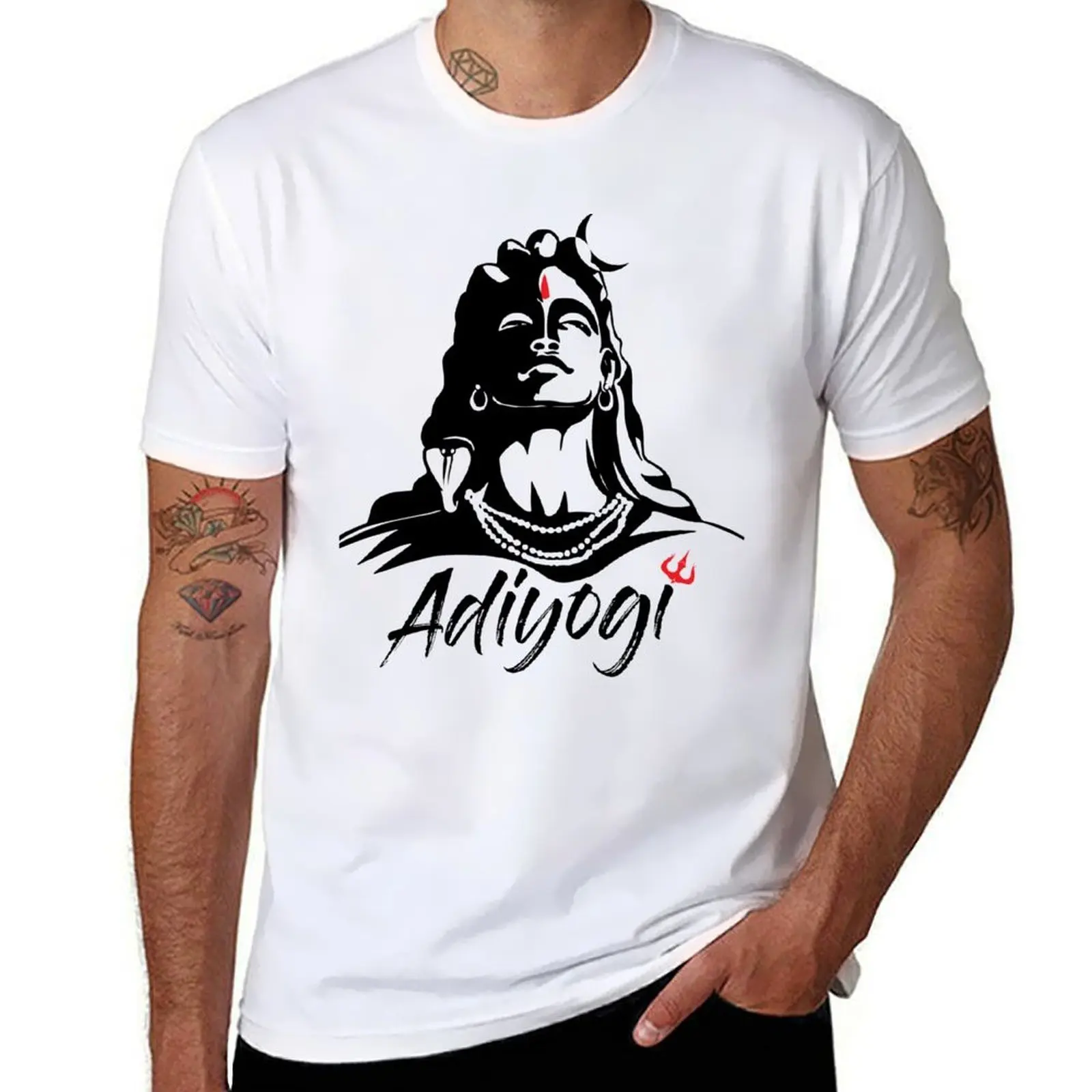 

Adiyogi or Adhi Yogi Shiva Mahadev Aum Hindu Tshirt T-Shirt t shirts for man graphic funny essential t shirt T-Shirt