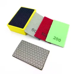 Diamond Hand Polishing Pads Tile Glass Abrasive Grinding Block Pad Stone Marble Ceramic Abrasive Sanding Disc Polisher Tools
