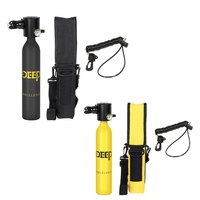 Top!-DIDEEP 0.5L X3000 Portable Scuba Diving Equipment Oxygen Tank Air Cylinder Pressure Gauge Instrument Diving Equipment