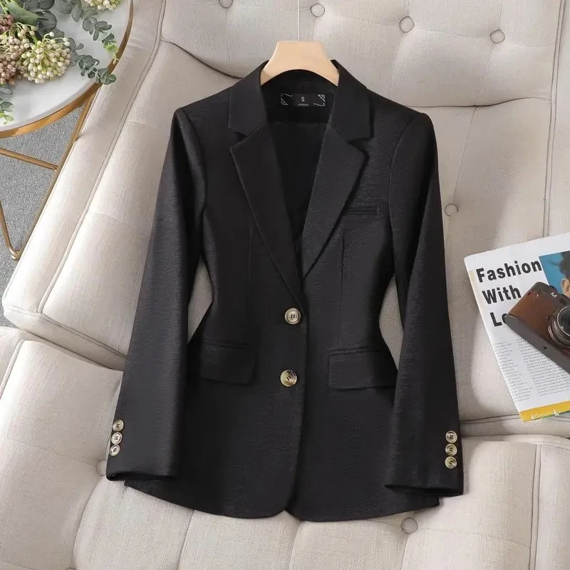 New Autumn Blazer Women Jacket Ladies Long Sleeve Single Breasted Female Business Work Wear Formal Coat Women Blazers Outerwear