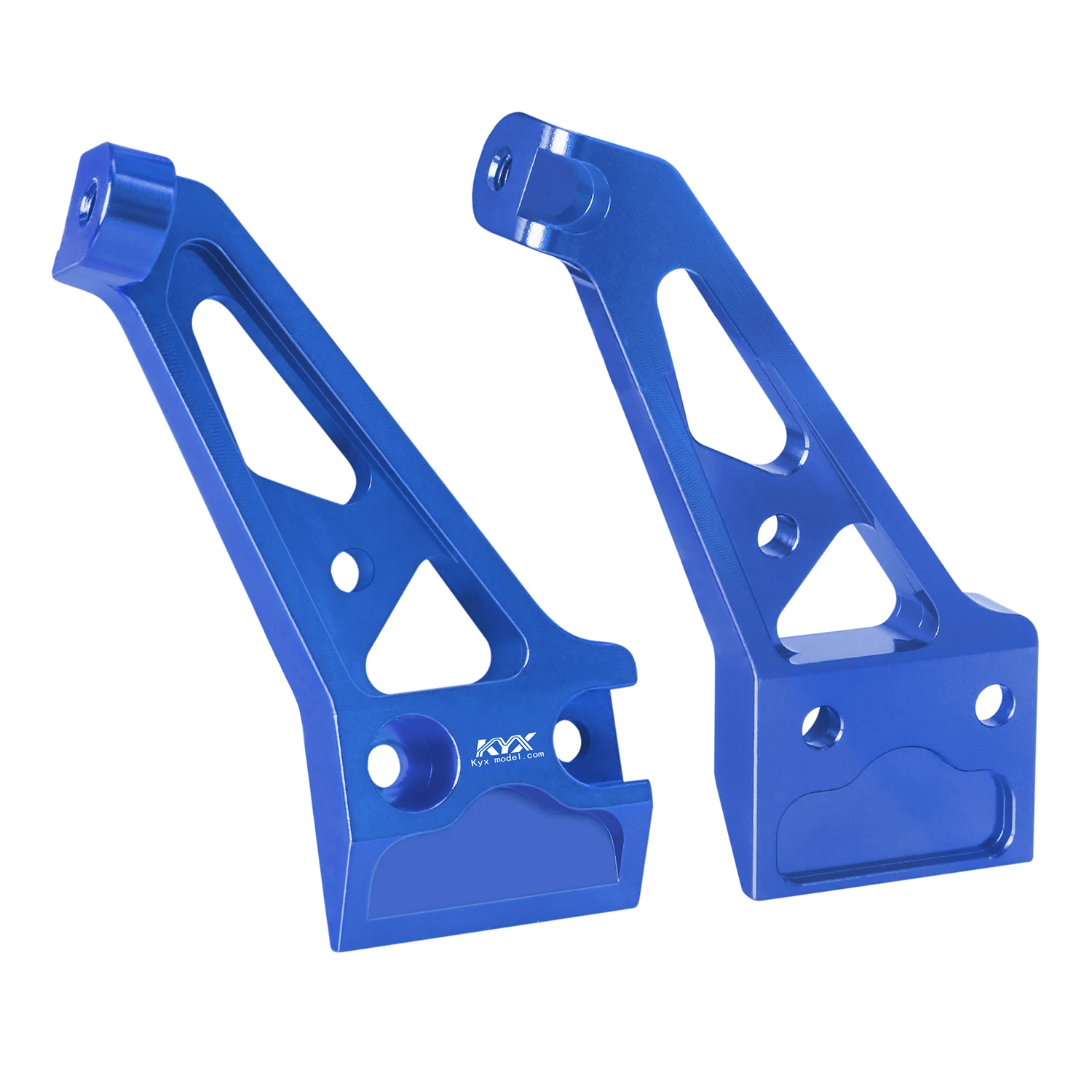 KYX سباق الألومنيوم الجبهة صدمة برج صدمة جبل ترقيات أجزاء الملحقات ل 1/10 RC سيارة Tamiya The Bigwig 2017