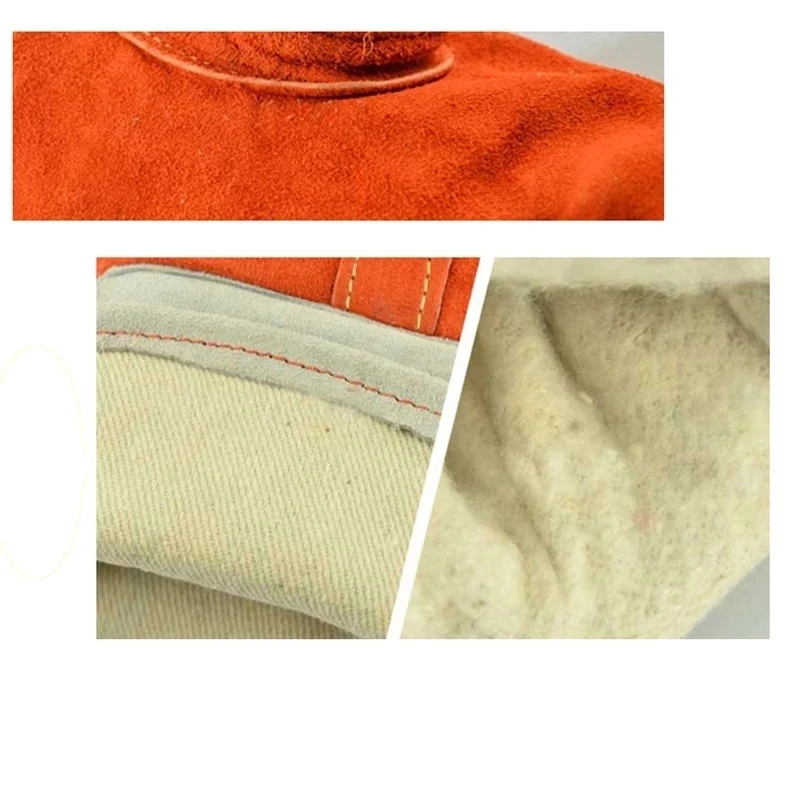 قفازات جلدية سميكة 35 سم لمنع عض عضات تدريب الحيوانات * قفازات أمان لحام مضادة لدرجة الحرارة العالية #5