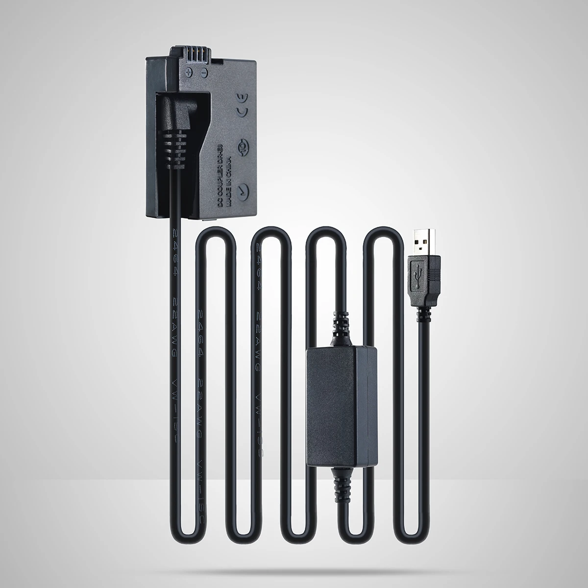 USB LP-E8 Dummy Battery Pack Coupler Adapter With USB Boost Line for Canon EOS 550D 600D 650D 700D Kiss x7i x6 x5 x4
