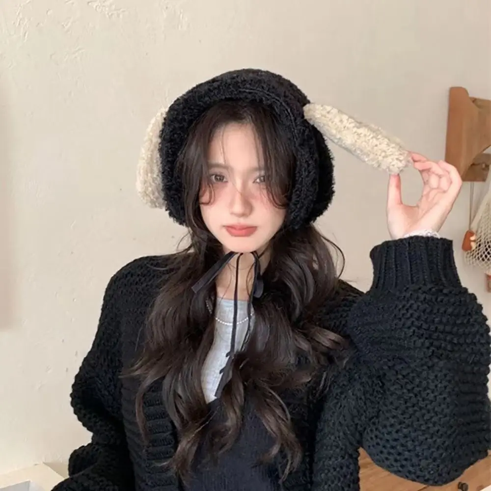 Portable Lambswool Earmuffs Cold Protection Winter Warm Fluffy Earplugs Soft Ear Cover