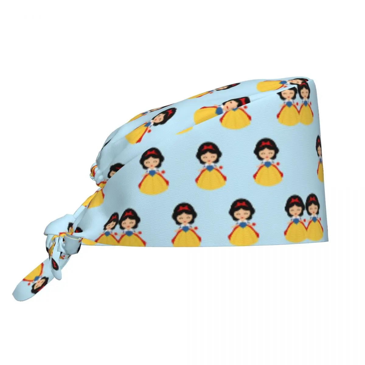 

Nurse Hat Snow White And The Seven Dwarfs Working Caps For Unisex Women Popular Holder Long Hair Work Scrub Cap Soft Medical Hat